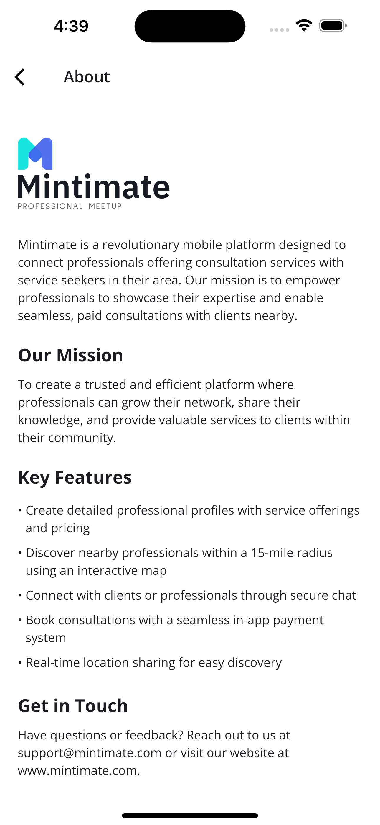 Mintimate App Screenshot 2